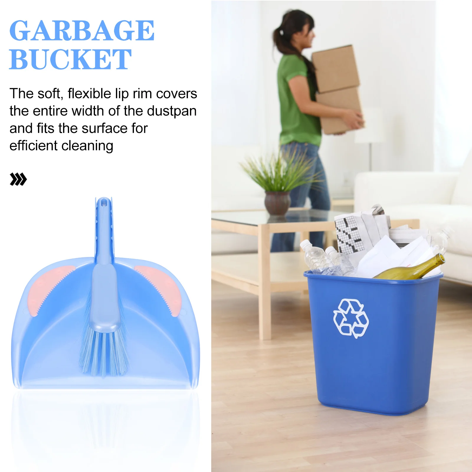 

1Set Exquisite Workmanship Mini Broom Dustpan Set Long Service Life Perfect Details Portable Home Accessory Mini Broom