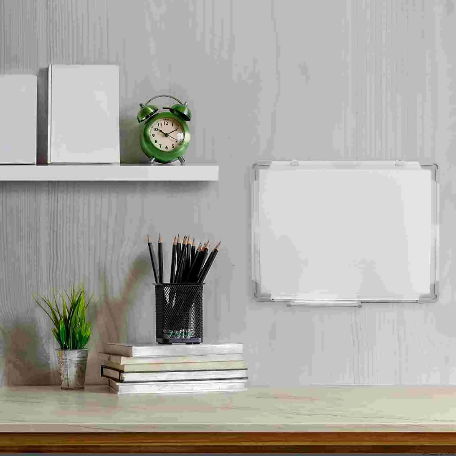 Tableau blanc mural pliable, bureau, alliage d'aluminium, magnétique, effaçable à sec