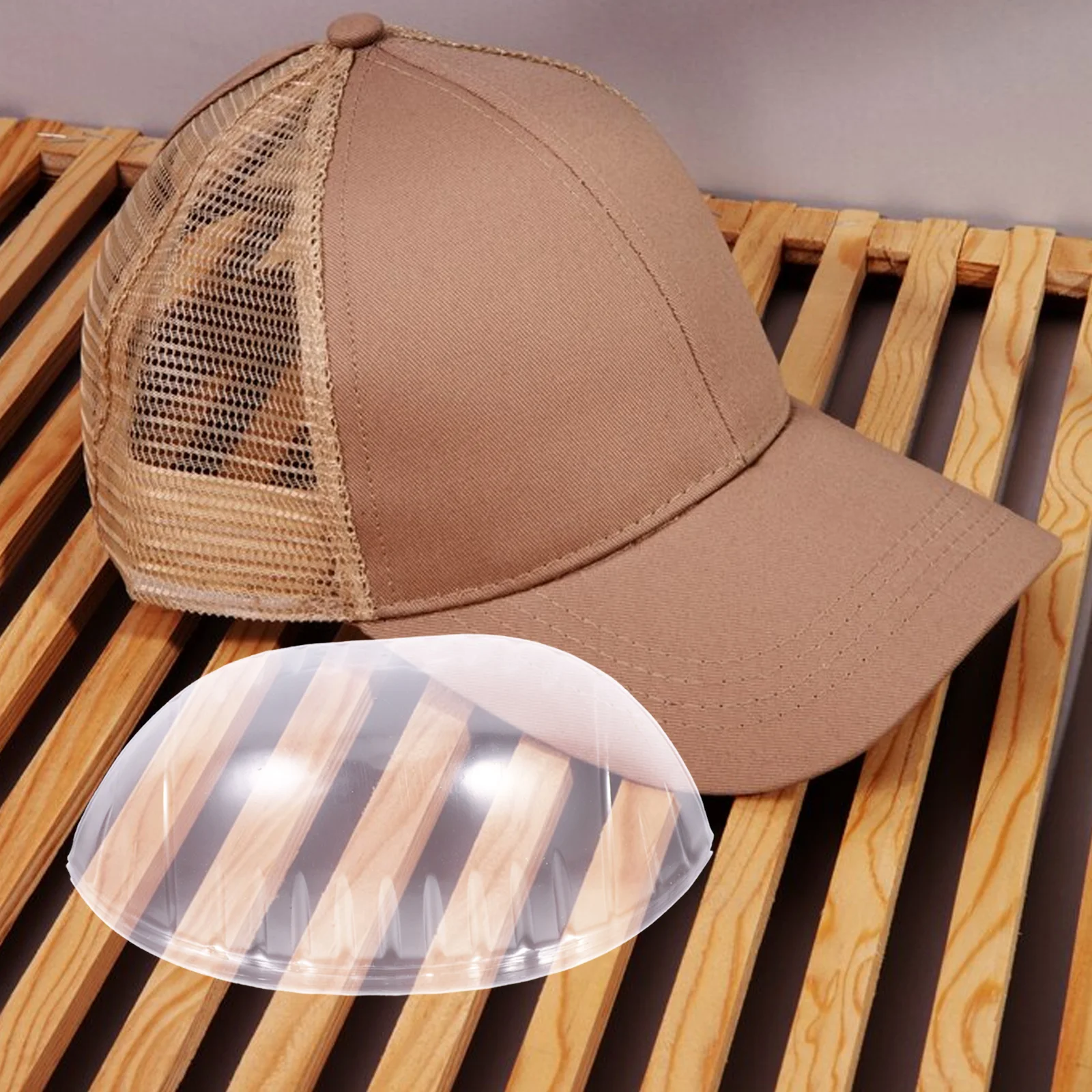 

50Pcs Hat Inner Support Plastic Baseball Cap Holder Display Stand Insert Shaper Rack Hat Shaper Baseball Cap Holder