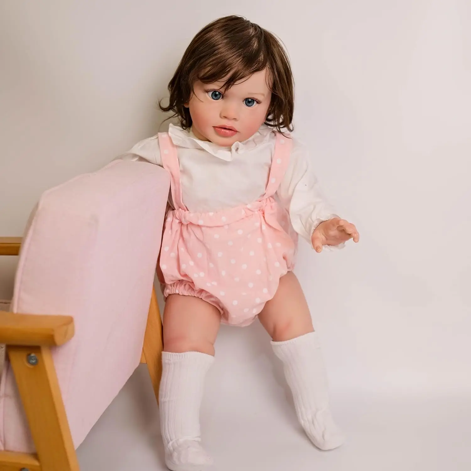 26Inch/66cm Pippa Toddler Girl doll Finished Doll Reborn Toddler Pippa Huge Baby Size Lifelike Soft Touch Art Doll Birthday Gift