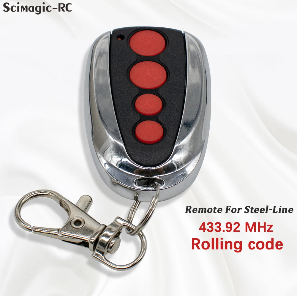 

Замена пульта дистанционного управления гаражными воротами для Steel Line ZT-07 SD800 433,92 МГц, подвижный код, металлический и ABS-передатчик для ворот, 4 кнопки