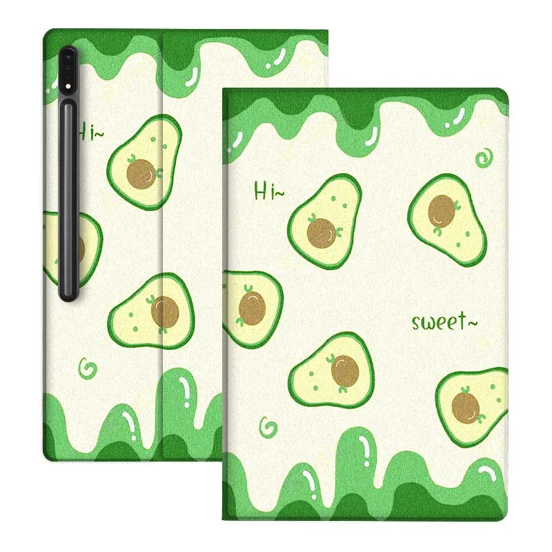 

Чехол для планшета Samsung Galaxy Tab S10 S9 S8 S7 FE Lite с рисунком арбуза, мягкий, гибкий, с поддержкой, подарок