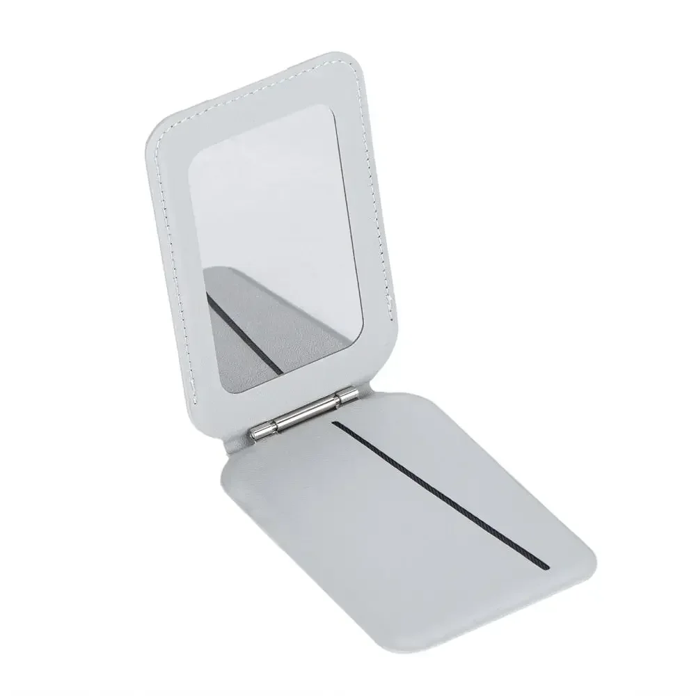 Magsafe Wallet Phone Card Holder Foldable with Makeup Mirror Wallet Card Bag Safty dla iPhone 16 15 14 13 12 ProMax