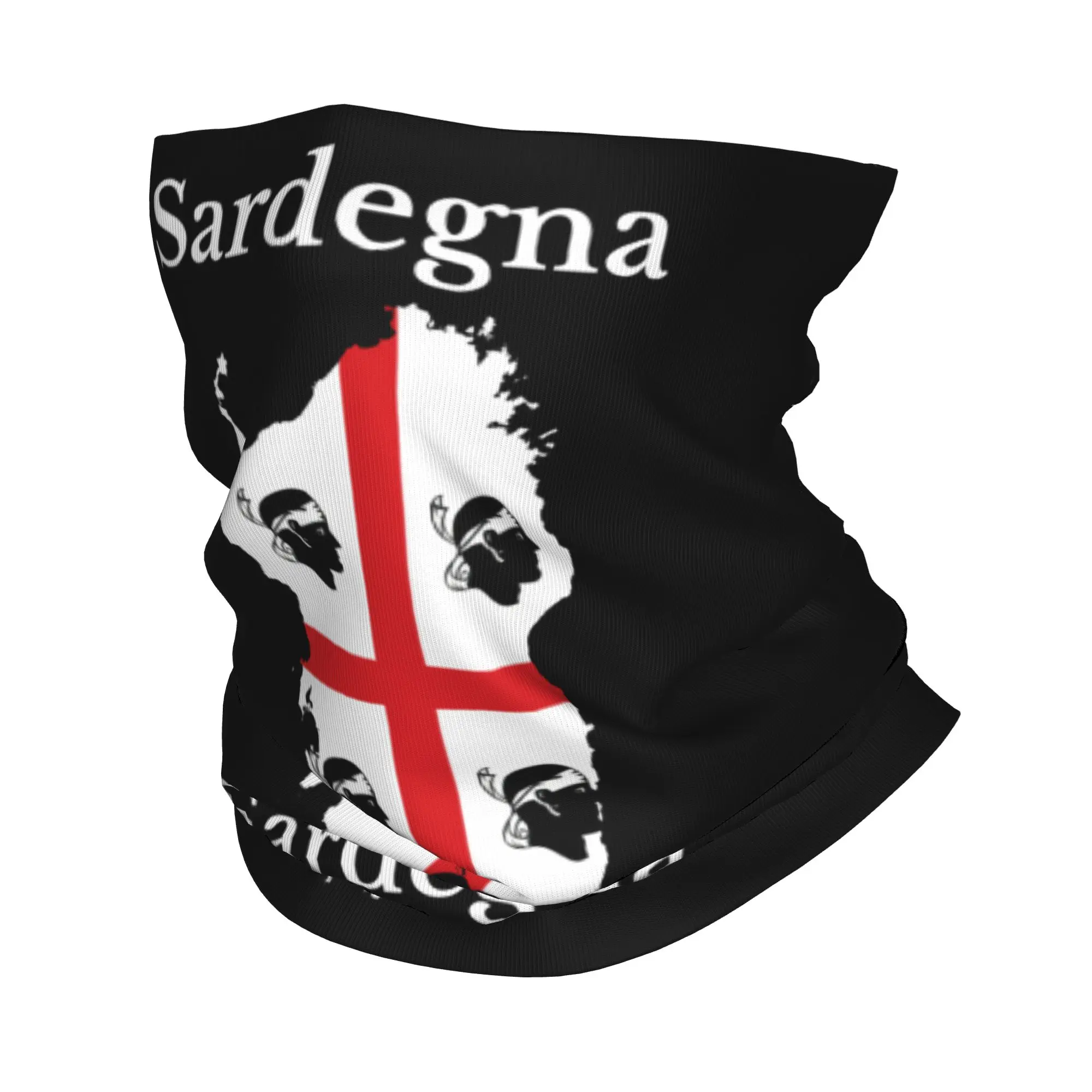 

Custom Sardinia Flag Map Bandana Neck Gaiter UV Protection Face Scarf Cover Women Men Italy Italia Flag Headwear Tube Balaclava