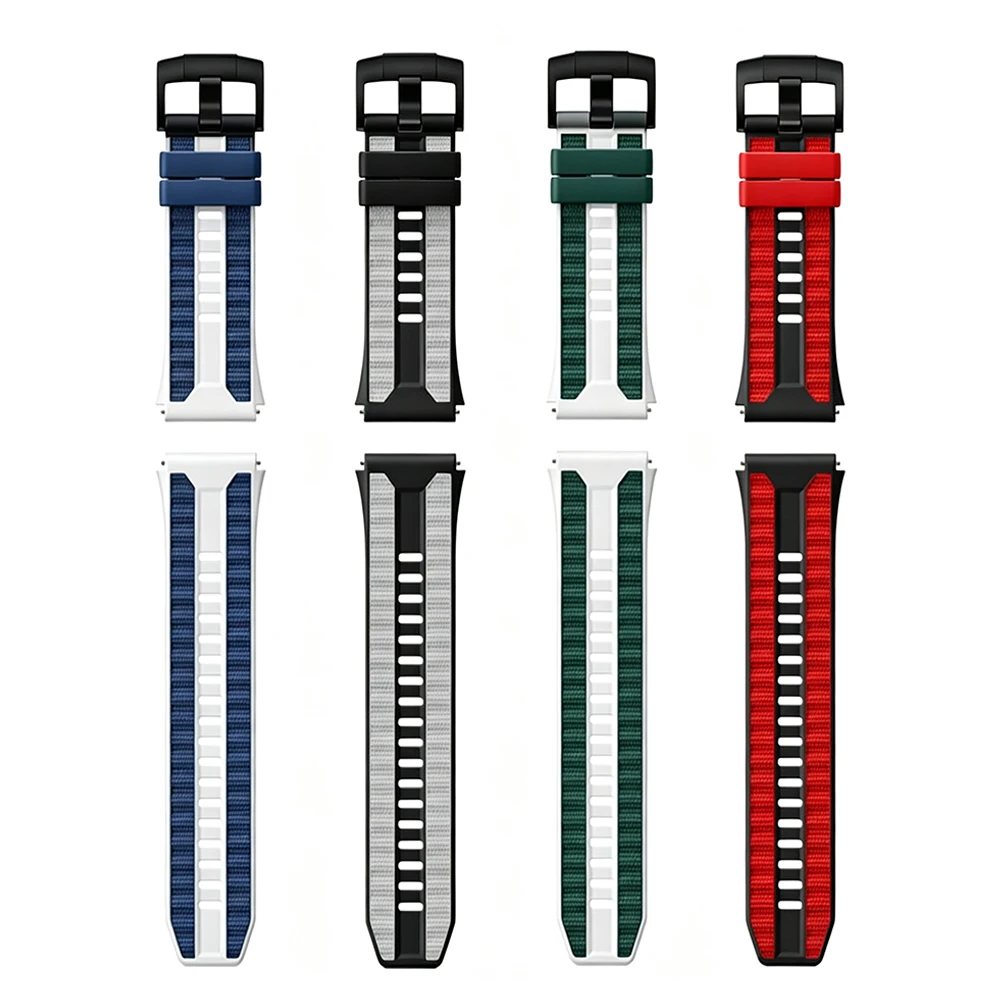 Official 22mm Strap For HUAWEI WATCH GT 6 5 4 46mm/WATCH 6 5 3 Pro 46 mm correas Bracelet HUAWEI Series Composite Silicone Band