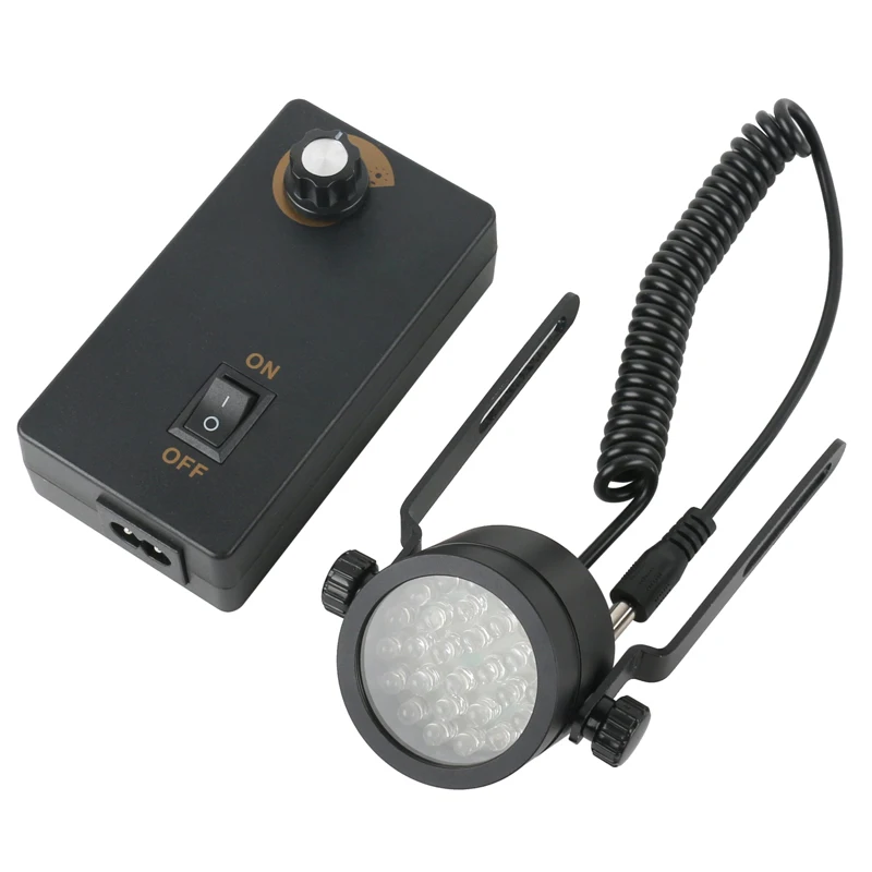 Industrial Suspended 28 LED Illuminator Lamp Source Side Light Lamp Spotlight Light For Stereo Trinocular Binocular Microscope