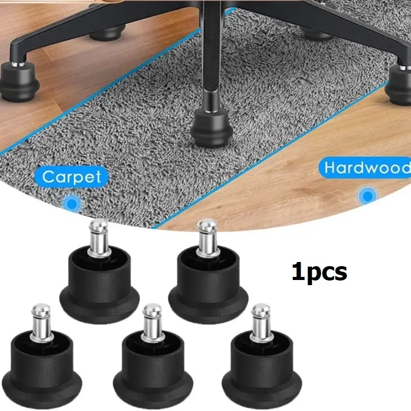 

Chair Foot Pads Anti-Slip Noise Reducers Table Chair Leg Pad Furniture Protectors Threaded Type Office Chair Fixed Pad Hardware