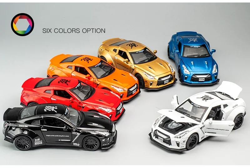 New 1:32 NISSAN GTR Race Alloy Car Model Diecasts & Toy Vehicles Toy Cars Free Shipping Kid Toys For Children Gifts Boy Toy