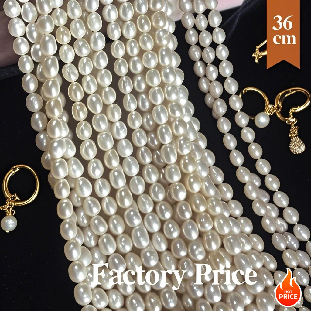 

3-4mm AAA Natural White Freshwater Pearl Bead Rice Shape Pearl Loose Beaded for Making DIY Jewerly Necklace Bracelet Accessories