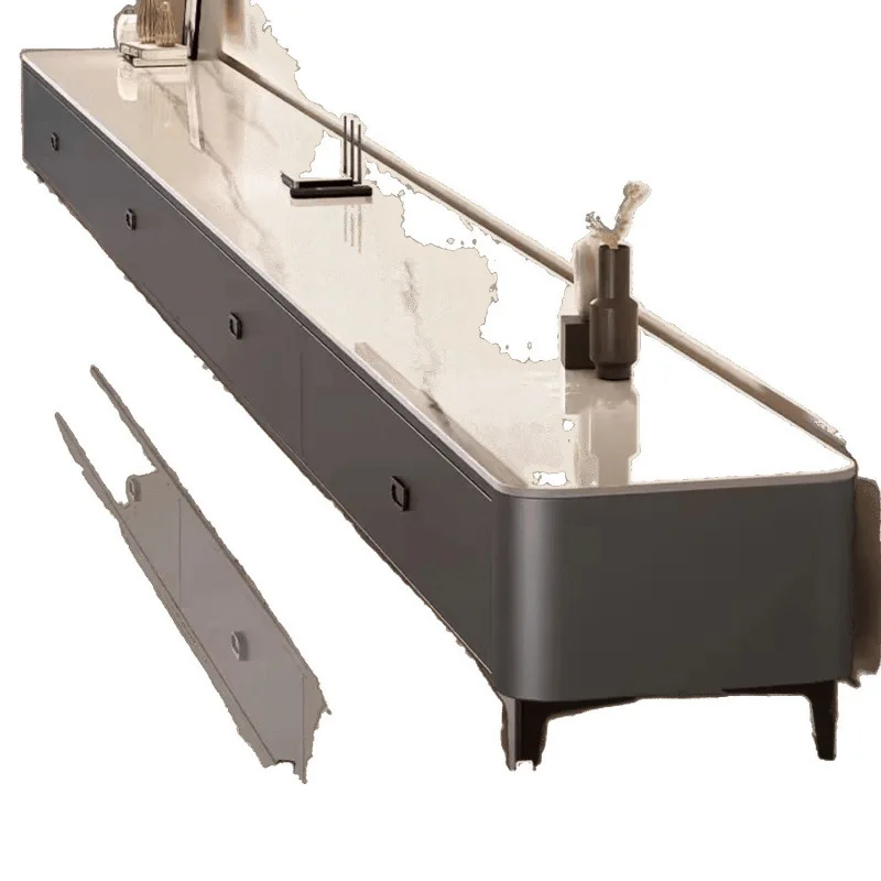 

TV cabinet floor-to-ceiling living room household small apartment light luxury high-end coffee table TV cabinet group