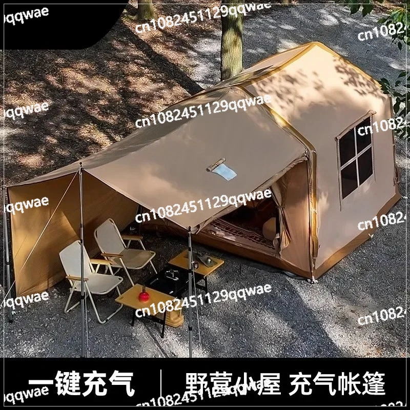 

Полностью автоматическая надувная палатка для кемпинга на открытом воздухе, ветрозащитная, непромокаемая, дышащая, надувная для кемпинга, быстрая установка