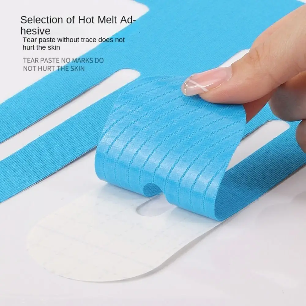 Tape for Knees Protector Kinesiology Tape Cotton Elastic Recovery Stickers Multiple Colors Irregular Elastic Knee Tape Kneepad