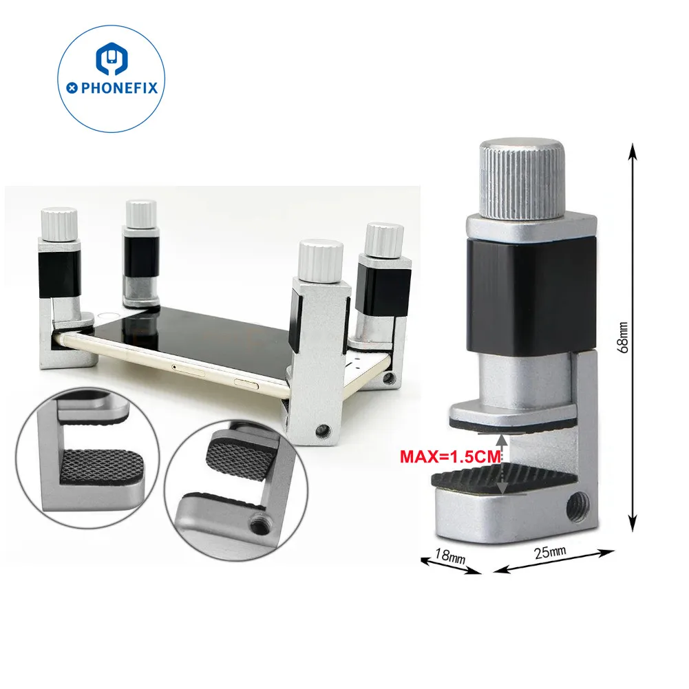 Có Thể Điều Chỉnh Kim Loại Kẹp Gắn Điện Thoại Kẹp Dụng Cụ Sửa Chữa Màn Hình LCD Hiển Thị Màn Hình Chốt Kẹp Kẹp Dành Cho IPhone/IPad/Máy Tính Bảng