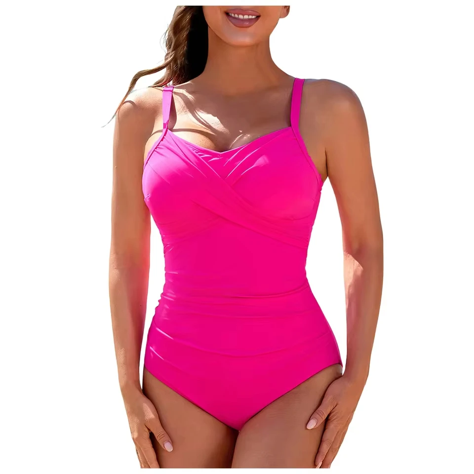 

Women Sexy One Piece Swimsuit Swim Slimming Dress Swimsuits Push Up Bathing Suit Women Solid Push Up Swimwear