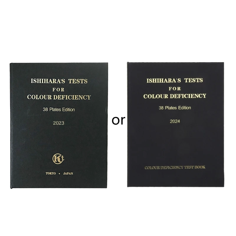 Ophthalmic Optical Optometry Ishihara Book 38 Plates Color Blindness Color Deficiency Test Book for Driver School