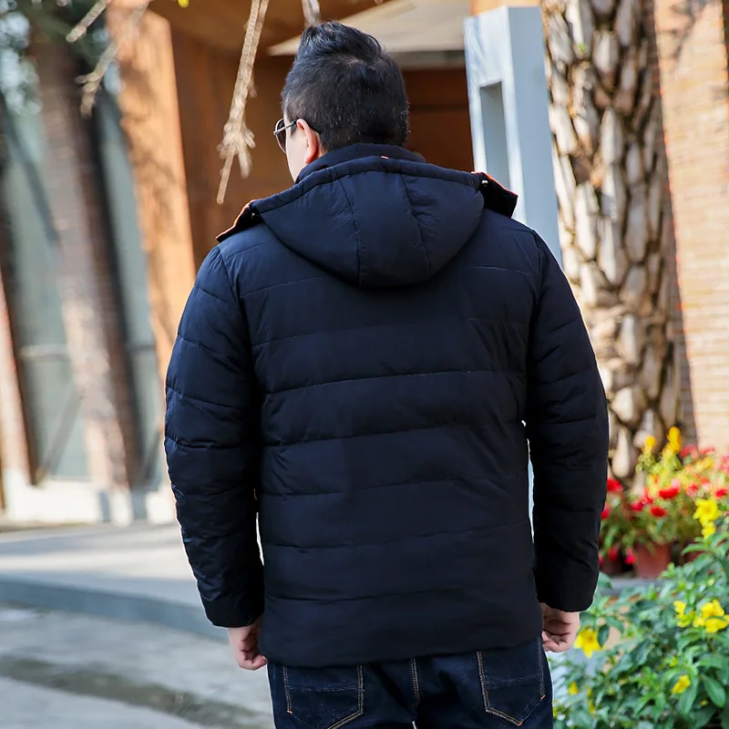 Winter New Plus Size Casual Cotton Jacket 8XL140KG 7XL 6XL 5XL Fashion Men's Fashion Brand Fat Plus Loose Cotton Jacket Coat