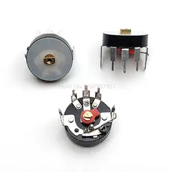 10 Piece RV16MM Bent Foot With Switch Radio Potentiometer B10K B50K Singing Machine Power Amplifier Volume Adjustable