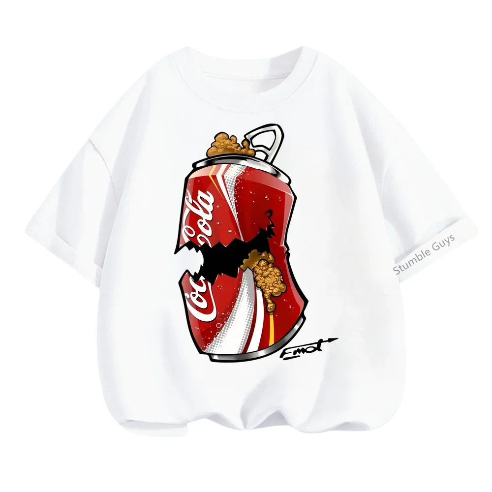 Coca Cola Kids Clothes Girls Clothing Boys Clothes Summer Children Stitch Tshirt Suit