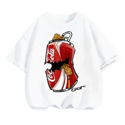 Coca Cola Kids Clothes Girls Clothing Boys Clothes Summer Children Stitch Tshirt Suit