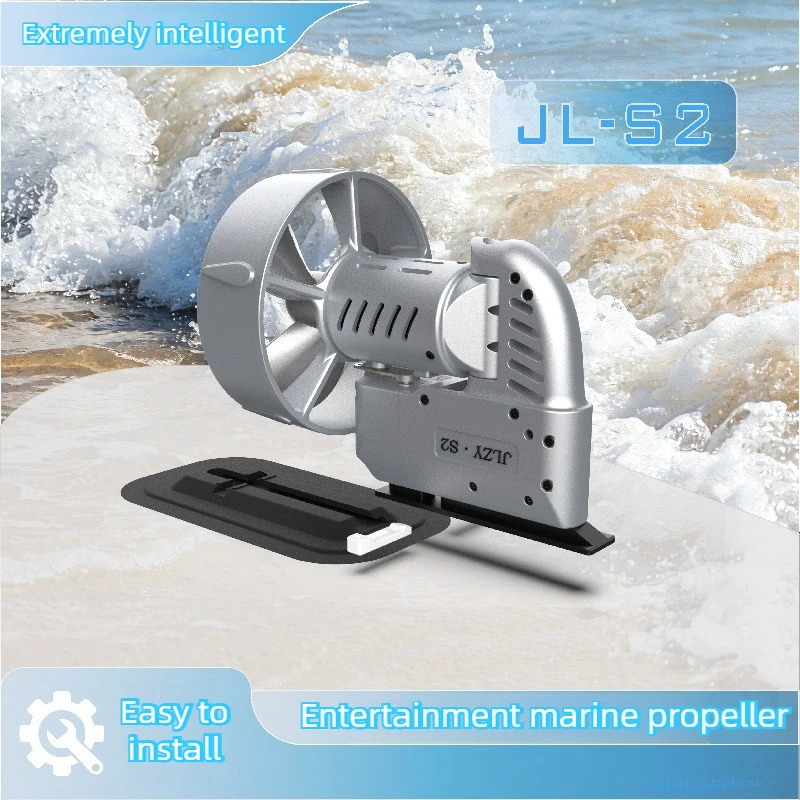 6384 Electric Underwater Thruster with Steering for Paddle Board Kayak Boat Universal Propeller Power System No Battery Kit