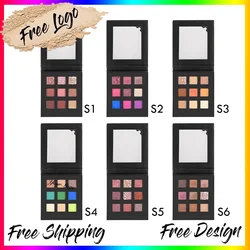 High Pigmented Shimmer Eyeshadow Matte Cosmetics Custom Eyeshadow Palette Vegan Make Up Hot Sale Eye Shadow