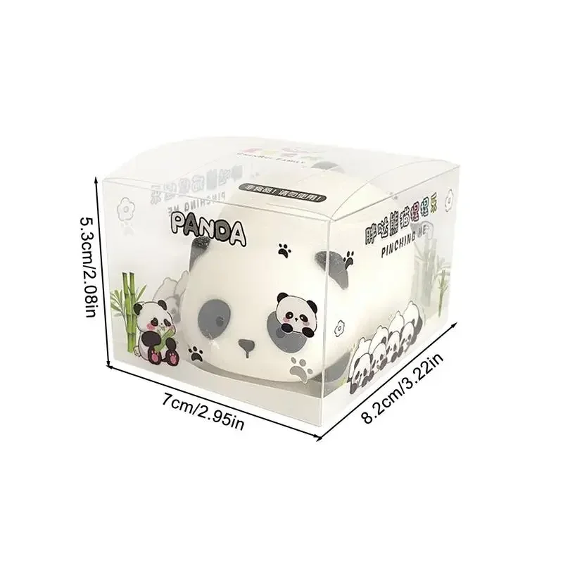 子供のためのかわいいパンダのおもちゃ,ゆっくりとしたスクイーズ表現,ストレスや不安を和らげ,クリスマスプレゼント,1個