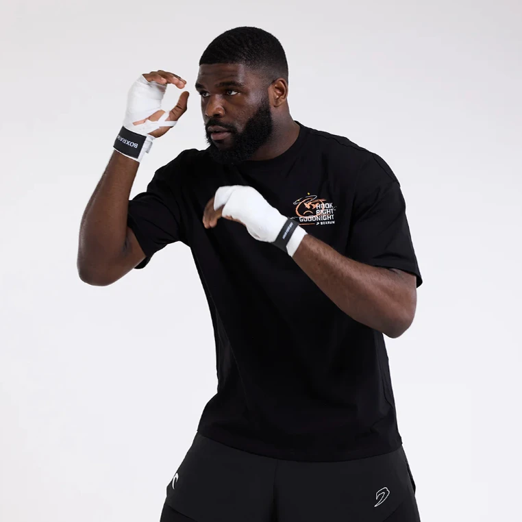 夏の新ファッションスポーツブランドボクシング Tシャツ楽しいユニセックス純粋な綿通気性の提案ワンサイズ大きいサイズを購入する