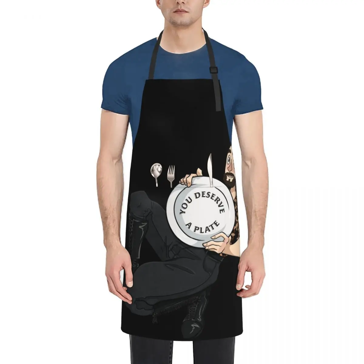 Pulpy Syntax You Deserve A Plate BB Apron Goods For Home And Kitchen Household Items For Home Accessories Apron