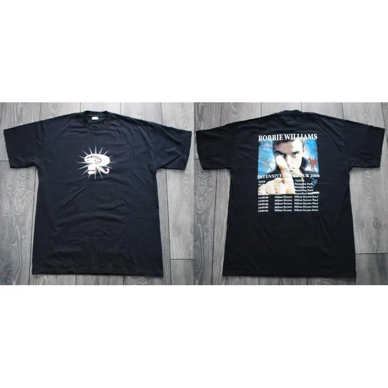 

ФУТБОЛКА ROBBIE WILLIAMS INTENSIVE CARE TOUR CREW NECK РАЗМЕР БОЛЬШОЙ ВИНТАЖ 2006