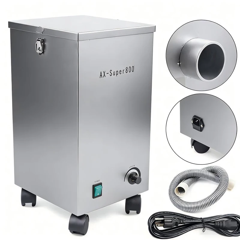 

AX-Supr 800 Portable Dental Lab Vacuum Dust Collectors 800W Powerful Cleaning Equipment
