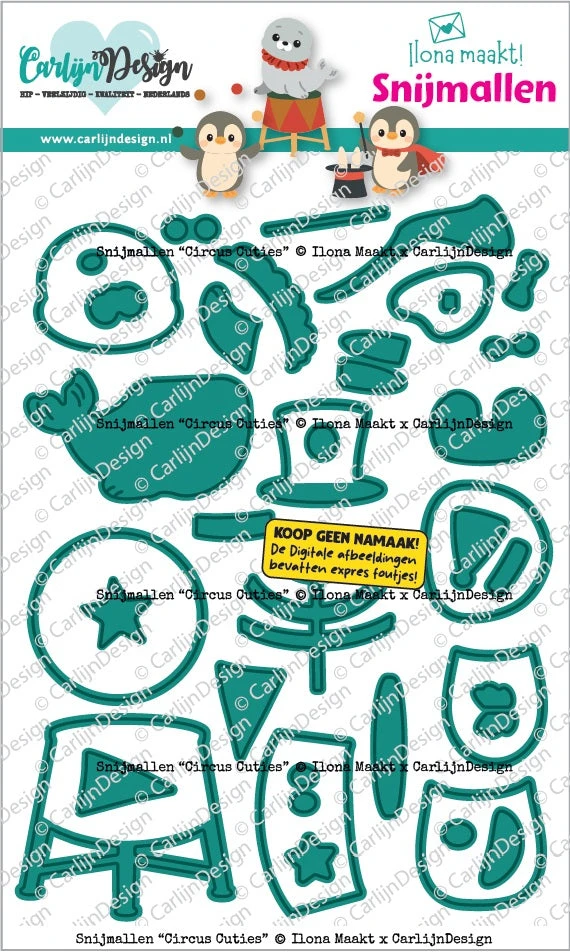 Nieuwste Kerstcircus Konijnen Olifanten Metalen Snijmessen Transparante Stempels Stencil Hot Foil Voor DIY Decoratie Scrapbook Papier