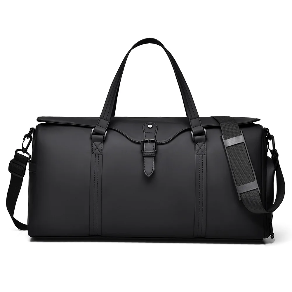 

New Fashionable Spliced Hand-held Travel Bag, Dry-wet Separated Fitness Bag, Large-capacity Multi-functional Crossbody Bag