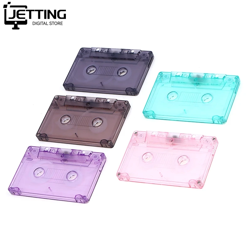 1Pc New Color Blank Tape Case Audio Recording Cassette Tape Shell Empty Reel To Reel Cassette(No Inner Core And Outer Box)