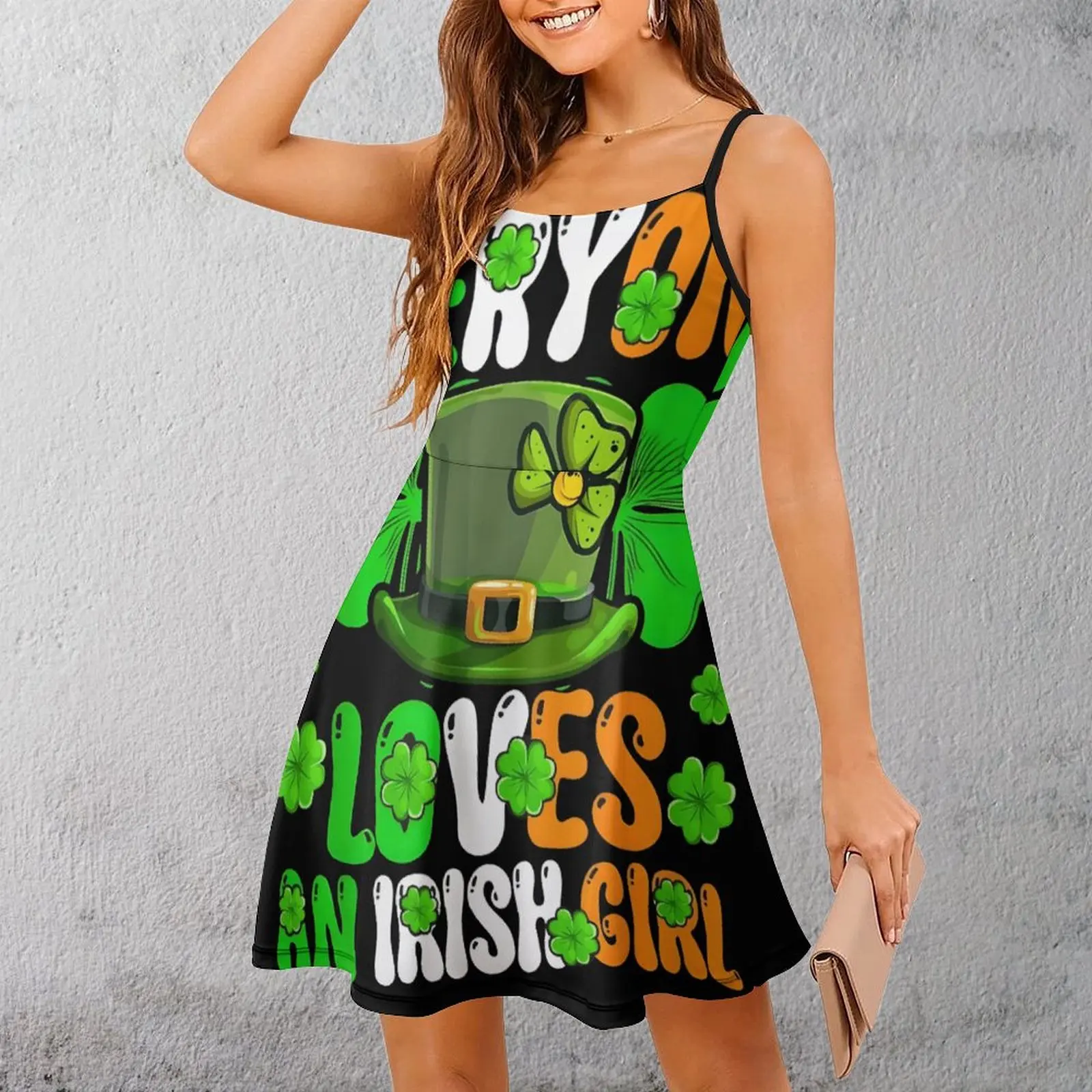 todo-mundo-adora-vestido-de-estilingue-feminino-irlandes-grafico-vestido-de-mulher-exotica-engracado-novidade-clubes-vestido-de-tiras