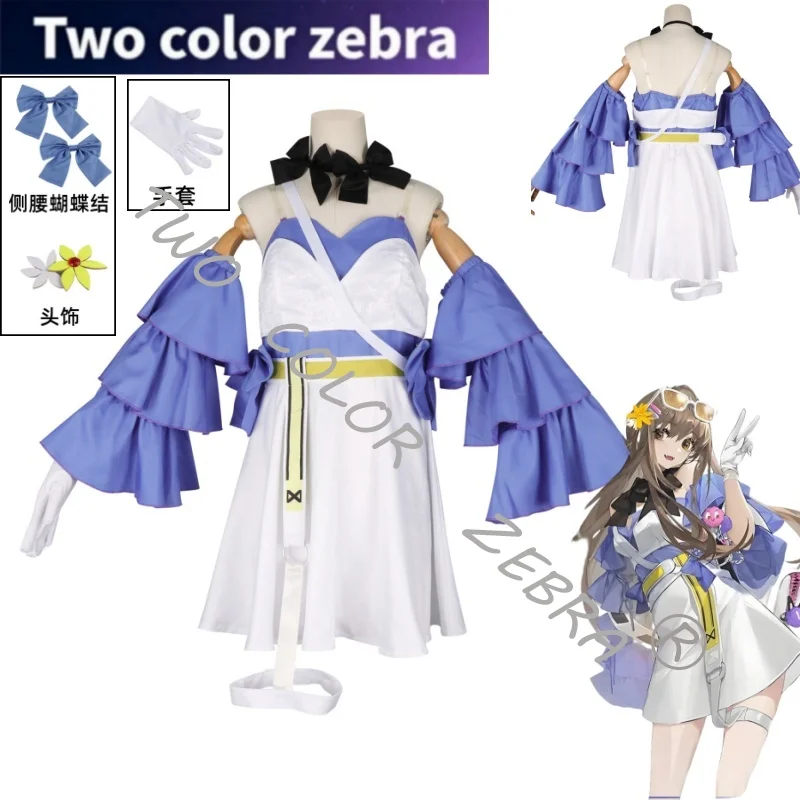 

The Gate To Cassell Xia Mi Cosplay Costume Game Dragon No Shoulder Strap Dress Gloves Props Roleplay Comic Con Party Unifrom