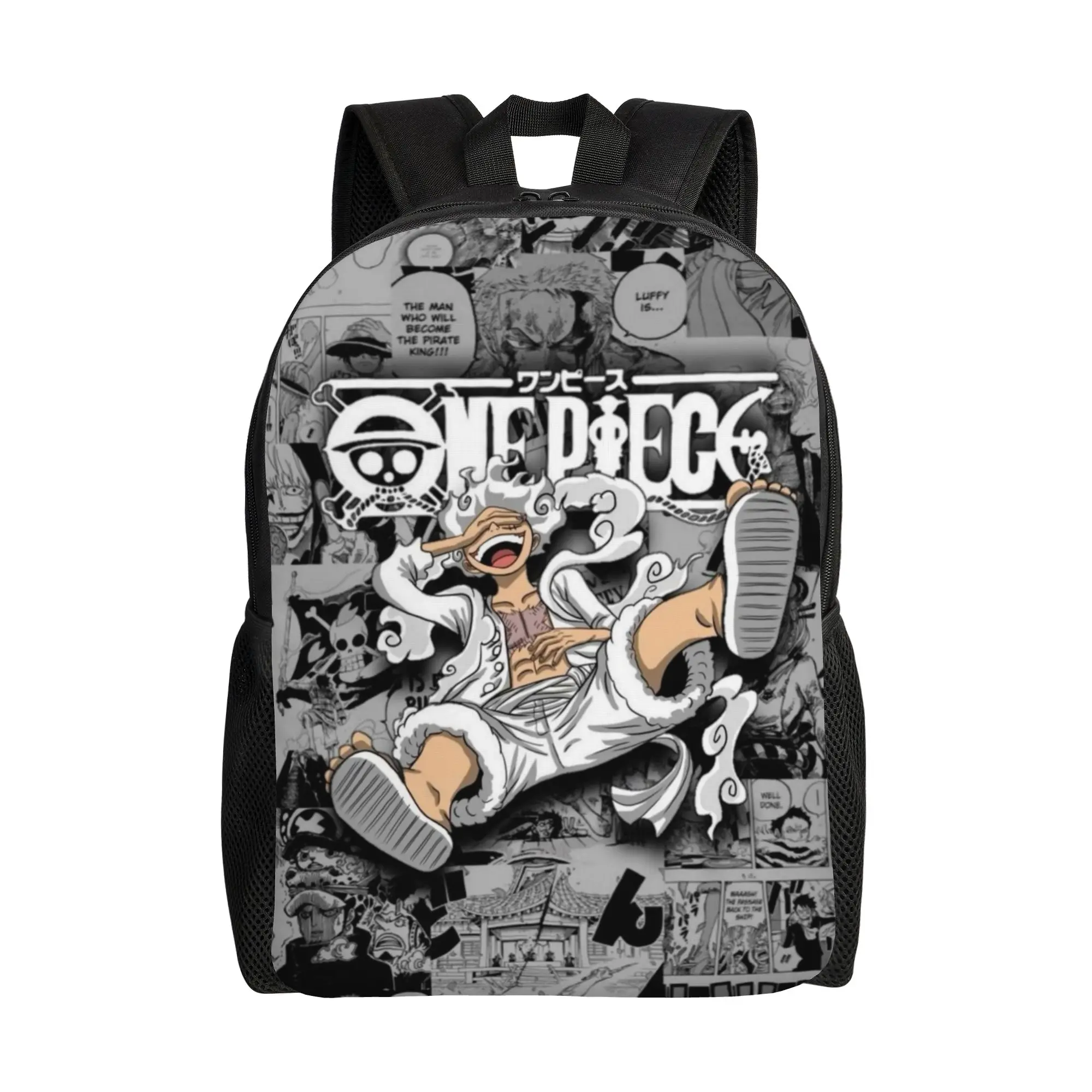 Back to school season Sturdy Shoulder Luffy (5) Storage Bag One Piece Male Lady Backpack