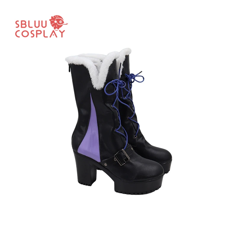 SBluuCosplay Gioco Kuya Scarpe Cosplay Stivali su misura per feste di Halloween