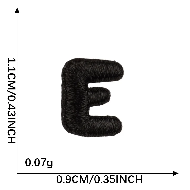 ABC Buchstaben Aufnäher zum Aufbügeln - usage example