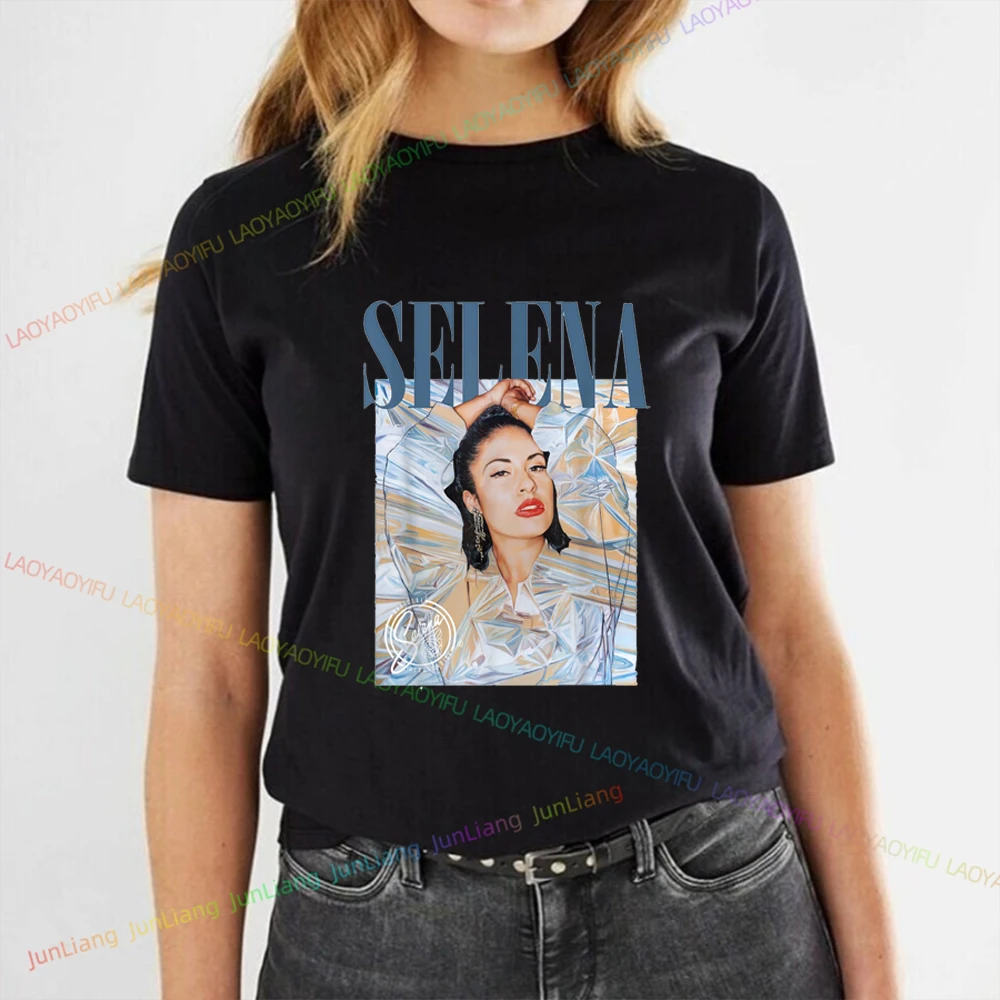 Selena Gomez-Chemisier Goth pour Femme, Vêtements pour Chanteur, T-shirt Femme, Mode Harajuku, Top Y2K, GérGift