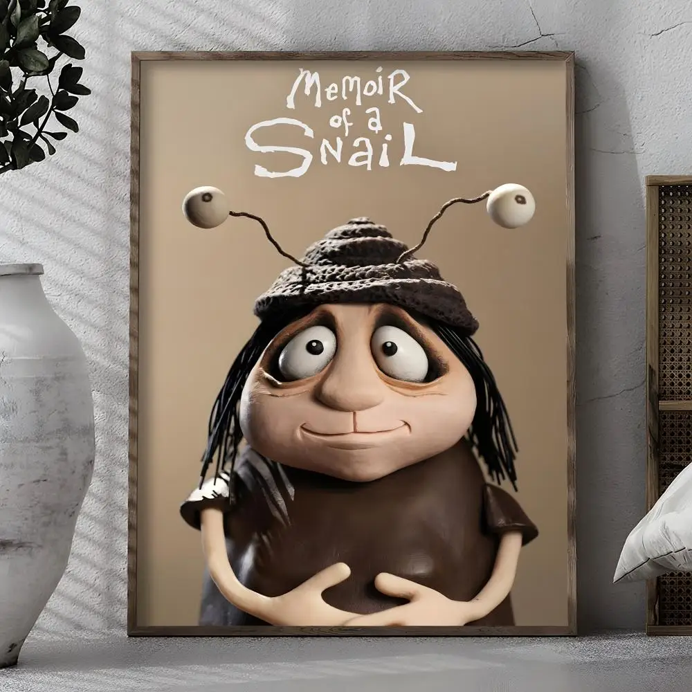 فيلم M-ذكرا على شكل حلزون ملصق للمكتب وغرفة النوم والقهوة ديكور المنزل ملصقات جمالية متينة مقاومة للماء جدار الفن HD