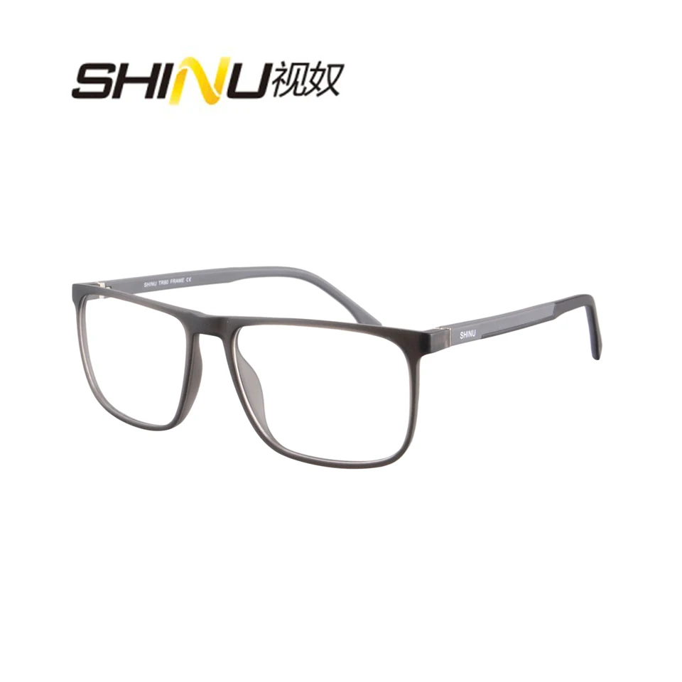 SHINU Multifocal Reading Glasses Men Blue Light Reading Glasses Man Photochromic Multifocal Lenses Father Gifts Husband Gift