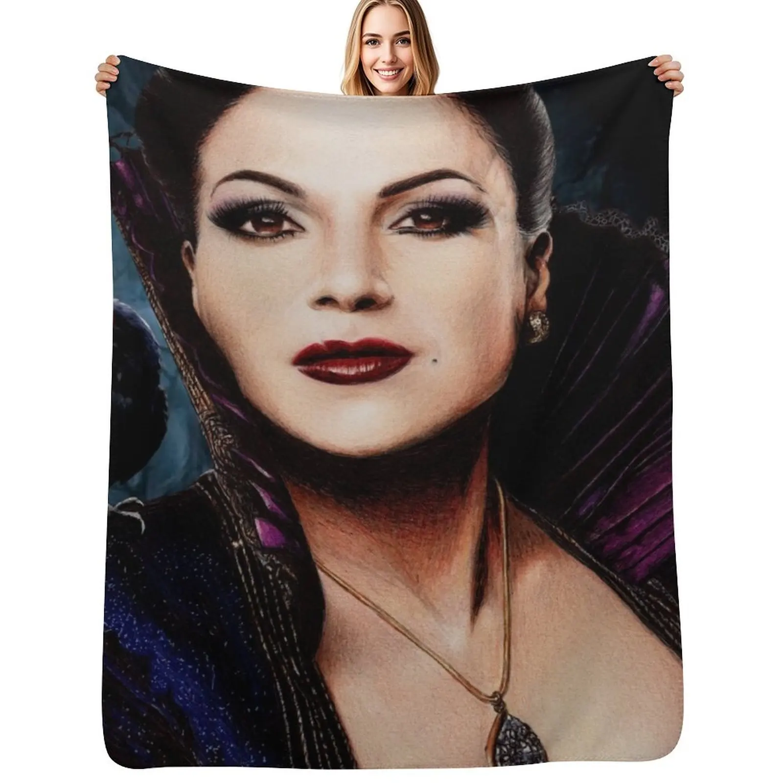 ERP 125 (The Evil Queen) Throw Blanket Elegant Warm Throw Blanket for Hotel Home