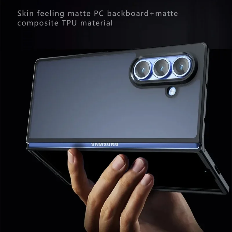 

Transparent Case For Samsung Galaxy Z Fold7 Clear Plastic Back Plate Hard Phone Cover For Samsung Galaxy Z Fold7 Shell