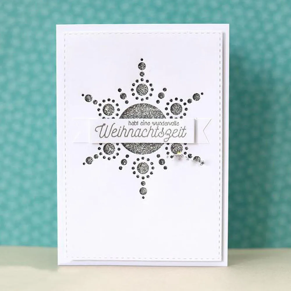 Schneeflocke Metall Stanzformen Scrapbooking DIY Weihnachtskarte Dekorieren Stanze