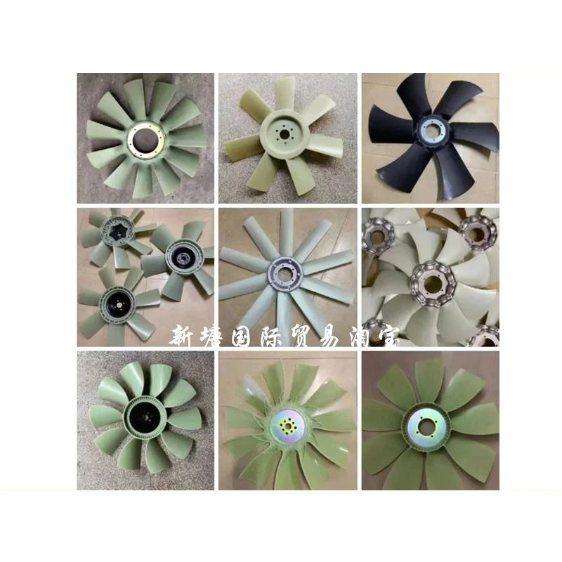 For Doosan dx daewoo dh DH55 Kobelco SK60-2-3-5 Fan blade 4JB1 Engine fan blade Excavator Parts