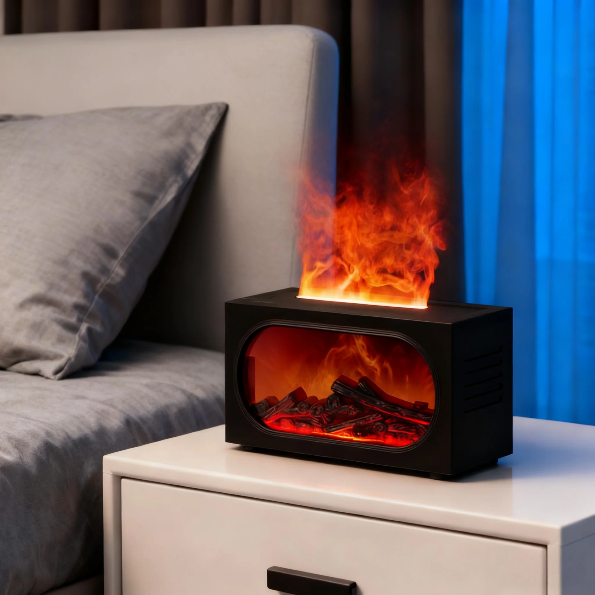 3Dシミュレーション暖炉型アロマディフューザー 家庭用自動芳 - Home Fragrance Diffuser のレビューと価格