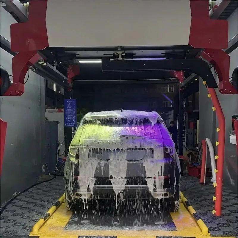 Touch Free Automatic Car Wash System Anti-Freezing Pipeline Heating Device Prevents Pipe Burst In Cold Winter Outdoor Operation