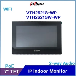 Monitor wewnętrzny Dahua IP i Wi-Fi VTH2621G-WP VTH2621GW-WP, obsługa stacji drzwi i monitor IPC