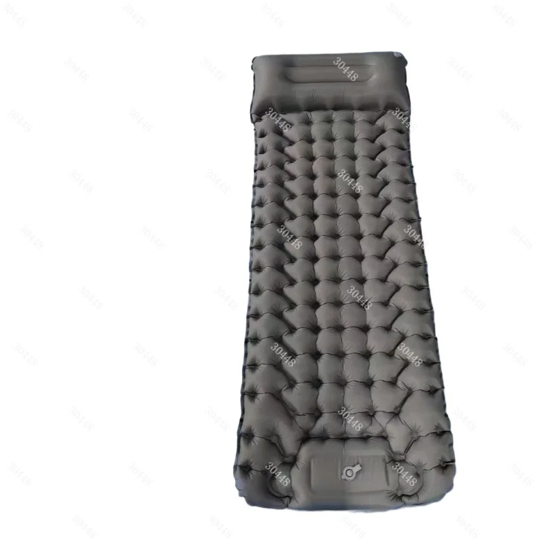 Outdoor Inflatable Mat Lightweight Portable Camping Moisture-Proof Foot Pump Air Mattress for Car Nap