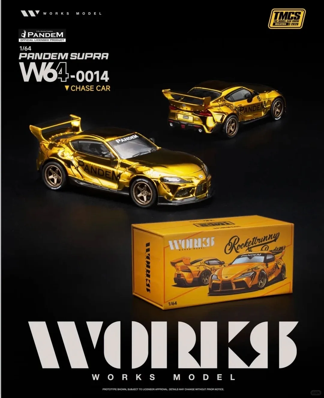 

Xcartoys Works Model 1:64 2026TMCS Limited Toyota Supra Zexel R33 Skyline Alloy Die-cast Car Model Collection Gift
